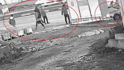 Hatay'da Zincirleme Kaza Anları Kamerada