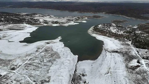 Porsuk Barajı'ndaki Su Seviyesi Düşüyor