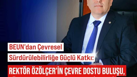 Zonguldak'ta Çevre Dostu Buluş Tescillendi