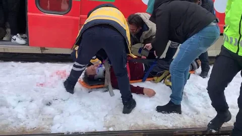 Gaziantep'te Tramvay Kazası Yaşandı