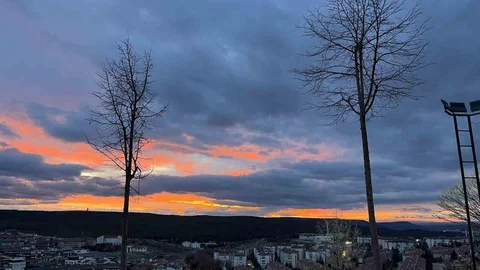 Eskişehir'de Büyüleyici Gün Batımı Manzarası