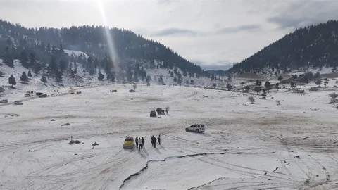 Toroslarda Kar Keyfi Yaşandı