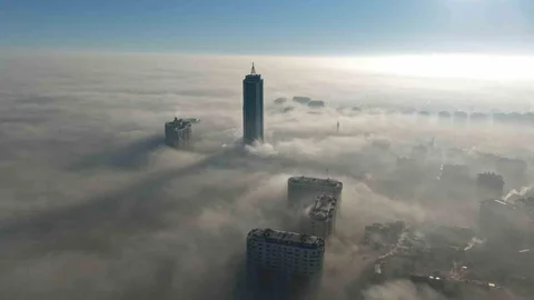 Konya'da Yoğun Sis Etkili Oldu