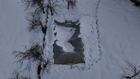 Bartın'da Çöken Seralar Zarar Gördü