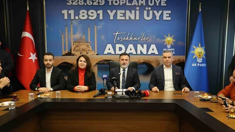 AK Parti Adana Üye Sayısını Açıkladı