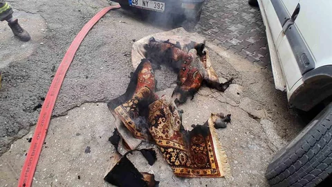 Menteşe'de Korkutan Yangın