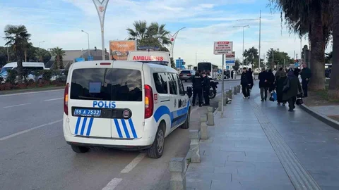 Samsun'da Motosiklet Kazası