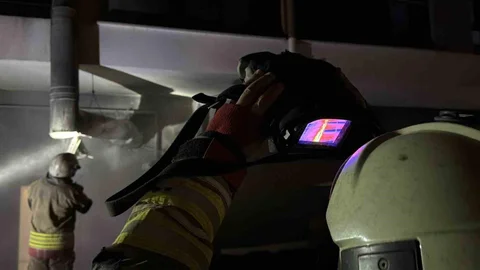 Düzce'de Baca Yangınına Müdahale