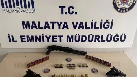 Malatya'da Ruhsatsız Silah Operasyonu Gerçekleşti