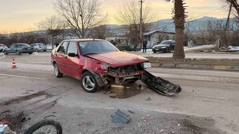 Hassa'da Motosiklet Kazası