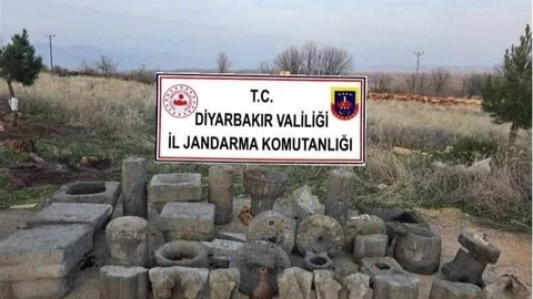 Diyarbakır'da Tarihi Obje Ele Geçirildi