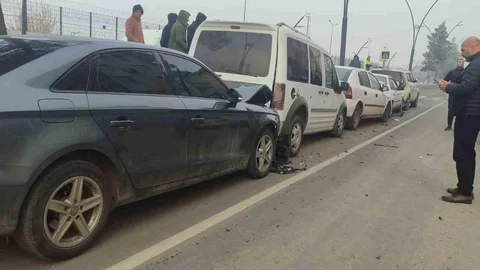 Batman'da Zincirleme Kaza Meydana Geldi