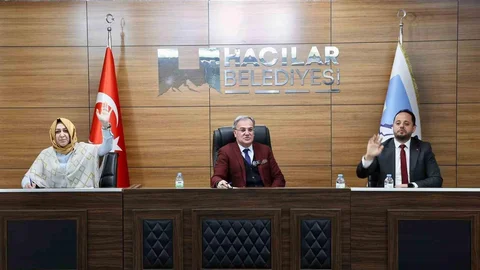 Hacılar Belediyesi Ocak Ayı Toplantısı Yapıldı