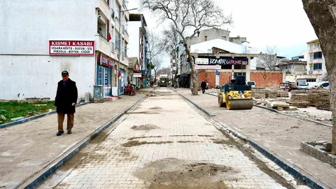 Karabiga'da Yeni Sokak Düzenlemeleri