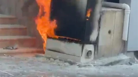 Batman'da Elektrik Panosu Yangını