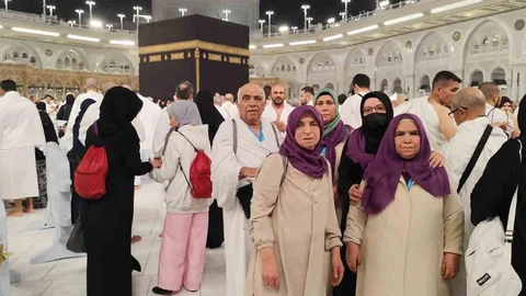 Denizli'den Umre İbadeti İçin Mekke'ye Gidildi