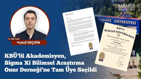 Karabük'te Akademisyen Sigma Xi Üyesi Oldu