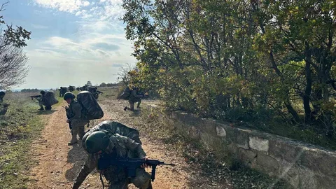 Kırklareli'nde Komando Yarışması Gerçekleşti