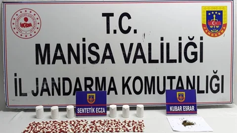 Soma'da Uyuşturucu Operasyonu: 302 Ecza Ele Geçirildi