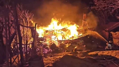 Karabük'te Ahşap Ev Yangını