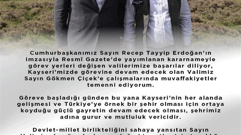 Kayseri'de Birlik ve Beraberlik Vurgusu