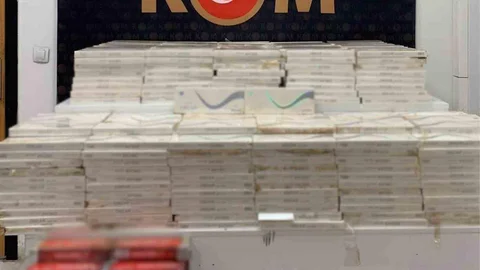 Mardin'de Kaçak Sigara Operasyonu