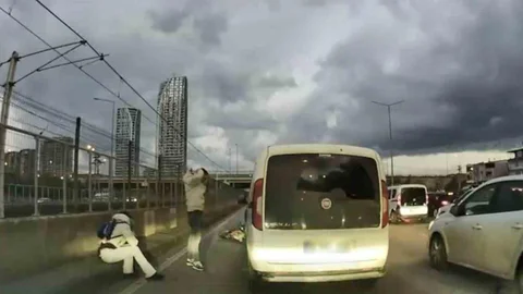 Bursa'da Motosiklet Kazası Sonrası Olaylar