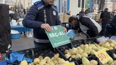 Çorum'da Semt Pazarlarında Seç-Al Uygulaması Başladı