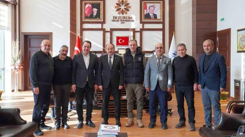 Rektör Çakmak, DAGC ve DGF Yönetimini Ağırladı