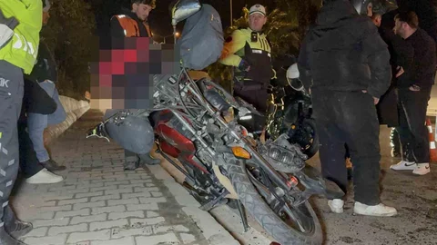 Samsun'da Motosiklet Kazası