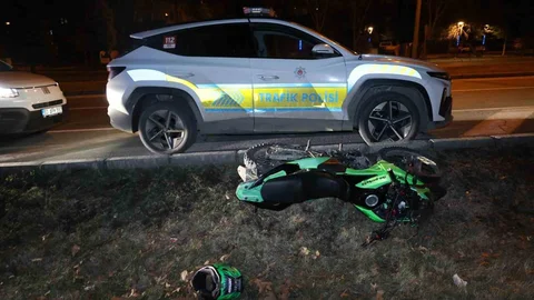 Dur İhtarına Uymayan Motosiklet Sürücüsü