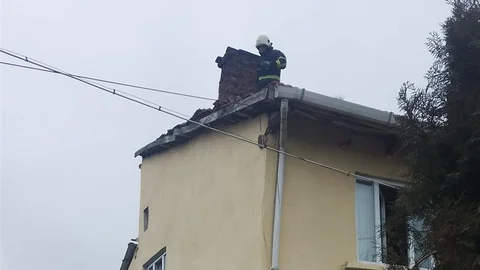 Bilecik'te Baca Yangını Kontrol Altına Alındı