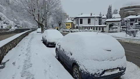 Prizren'de Kar Yağışı Etkili Oldu