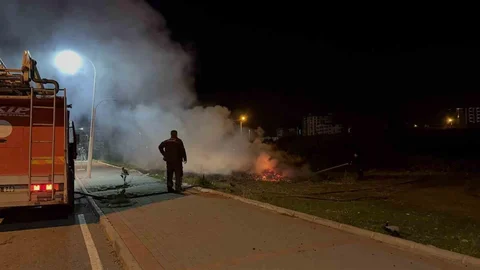 Gazipaşa’da Çalılık Yangını Kontrol Altına Alındı