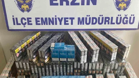 Erzin'de Gümrük Kaçağı Sigara Ele Geçirildi