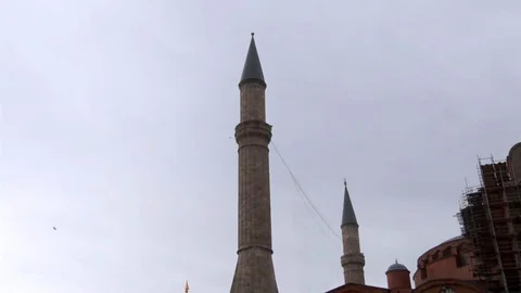 Ayasofya Camii'nin Alemindeki Hasar