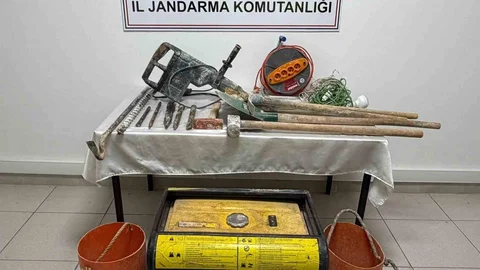 Tokat'ta Kaçak Kazı Baskını Yapıldı