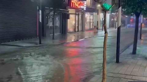 Kırklareli'nde Sağanak Yağışın Etkileri