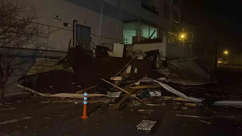 Karaman'da Fırtına Etkili Oldu