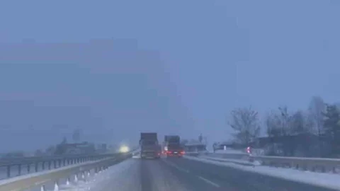 Karabük'te Kar Yağışı Etkili Oluyor