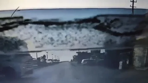 Hatay'da Zincirleme Kaza Anları Kamerada