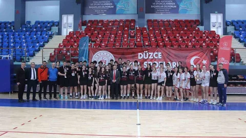 Düzce'de Korfbol Şampiyonası Tamamlandı