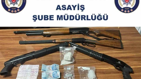 Gaziantep'te Uyuşturucu ve Silah Ele Geçirildi