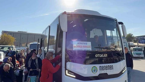 Menemen'de Ücretsiz Ring Servisleri Memnun Ediyor