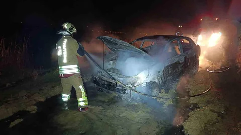 Hatay'da Otomobil Yangını