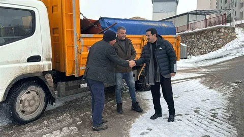 Başkan Taşkın Kış Çalışmalarını İnceledi