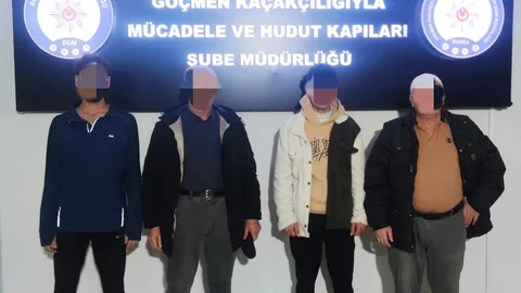 Bursa'da Düzensiz Göçmen Operasyonu