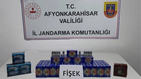 Afyonkarahisar'da Jandarma Mermi Ele Geçirdi