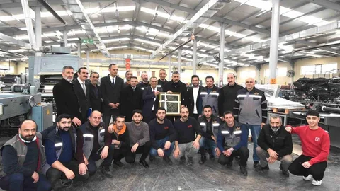 Erzurum'da Zafer Ofset Tesisleri Ziyareti