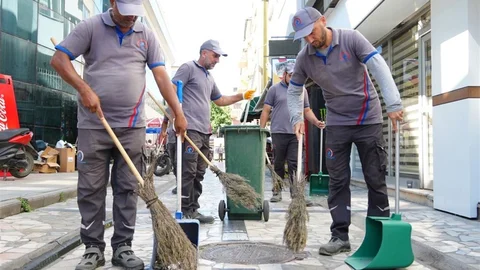 Düzce'de Evsel Atık Toplama Çalışmaları
